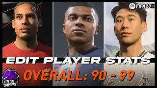 How To EDIT Real Player RATINGS/UNIFORM - FIFA 23