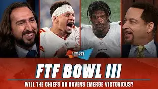 FTF Bowl III: Chiefs vs. Ravens, Sam Darnold legit, Will USC stay undefeated? | FIRST THINGS FIRST