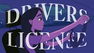 Olivia Rodrigo - drivers license (lyrics & animated video)