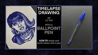 Lil Kim | Timelapse Portrait Drawing