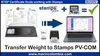 How to Setup Digital Scale - Stamps.com Software RS232 or USB Scale with Driver PV-COM 7