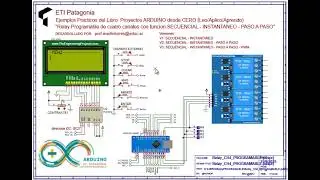 TEMPORIZADOR 4 Canales Programables con funci&oacute;n de salidas SIMULTANEA - PASO a PASO - CASCADA