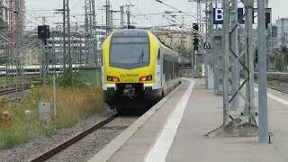 Z&uuml;ge/Trains in Stuttgart Hbf | S-Bahn Stuttgart, n-Wagen Ersatzz&uuml;ge, ICE 4 | Teil 1 (Part 1)