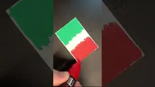 I drew the flag of Itali! Next? #shorts #flag #italy flag, Italy, stencil