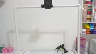 suporte para camera ou celular de pvc com angulo de  90º(para laceiras )