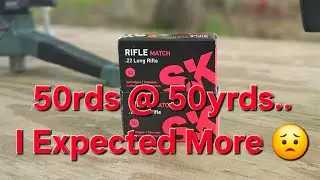 Rimfire Ammo Testing Pt2: SK Rifle Match 50rds at 50yrds