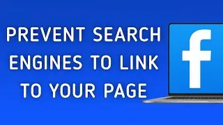 How To Prevent Search Engines To Link To Your Page Outside Facebook App On PC (New Update)