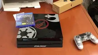 PS4 Pro Star Wars Battlefront II Limited Edition распаковка