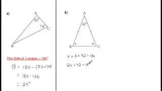 Angle Sum of a Triangle