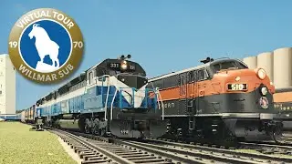 Virtual Layout Tour Great Northern HO Scale Model Railroad - GN 1970 (Part 8 - Behind the Scenes)