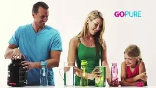 Go Pure Flip Top Water Bottle