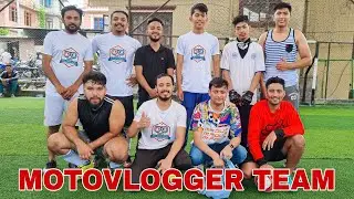 MOTOVLOGGERS PLAYING FUTSAL // RIDE TO PILOT BABA FT. RIDEWITHSAGAR, GABBAR SUJAN