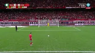 Morocco vs Nigeria (4-2) Penalty Shootout | AFCON 2025 Semi-Final Drama!