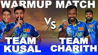 🔴LIVE |1st WARMUP ODI MATCH | Team Kusal vs Team Charith | Sri Lanka Tour Pakistan