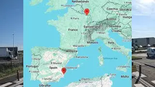 European long haul trucking, Spain France
