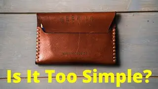 REVIEW - Is The Misc Goods Co. Wallet too simple?