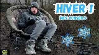 Pêcher la carpe en hiver : rester au chaud pour etre vraiment efficace !
