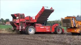 Moulaert aardappelen rooien 2019 , Dewulf Rs 3060 en Dezeure Transmax