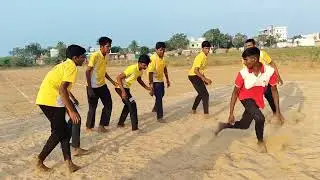 Anniversary sports meet kabbadi  for 10th class boys