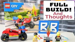 Lego 60410: Fire Rescue Motorcycle: Full Build and Thoughts