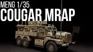 Meng 1/35 Cougar MRAP 6x6 Model Kit Unboxing Review