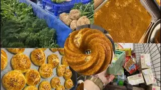 PAZAR VE MARKET ALIŞVERİŞİ 🥬 3 ÇEŞİT İKRAMLIK TARİFİ 🥮 I KASIM İNDİRİMİNDEN ALDIKLARIM 🛍️