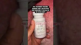 Natural Body Deodorizer Supplement | Freshness from Within