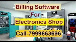 Billing Software for electronics shop # Speed Plus 9.0, Full Electronic Shop Software Demo