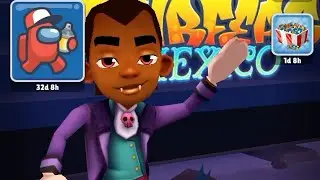 Subway Surfers Gameplay with Eddy vampire outfit