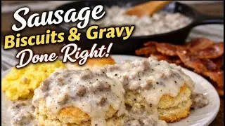 The Best Sausage Biscuits & Gravy