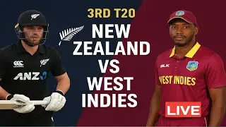 NZ vs WI Live | 3rd T20 Match | New Zealand vs West Indies Live 2025