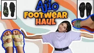 Ajio *footwear* haul under 600 | Ajio flat footwear haul | ajio Summer haul | Tanisha Rathod