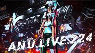 ⚡ Free Fire ID Check & Rank Push 😱 | anu_live.224 Shocking Reaction 😍