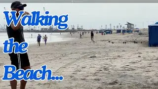 Just taking a walk on the Beach in Manta.