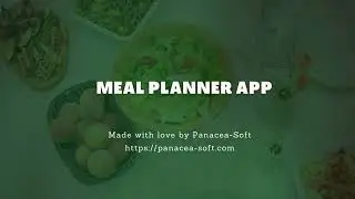 What do you think of our Meal Planner App Design?