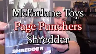 Checking Out McFarlane Toys Teenage Mutant Ninja Turtles Shredder Page Puncher. #tmnt #shredder