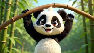 Baby Panda 🐼 | Fun Animal Nursery Rhyme for Kids | Toddler Songs 2025