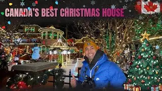 Most Beautiful Christmas House in Calgary 🇨🇦 | Festive Vlog & Drone Shots