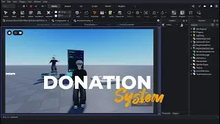 [FREE MODEL] Ini dia salah satu sumber pemasukan map! Donation System | Roblox Studio