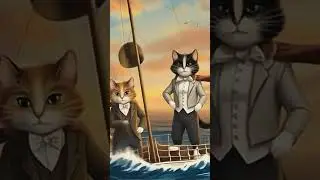 Titanic Cats: Iconic Movie Scenes Reimagined with Feline Charm! 🚢🐾#shorts #cat  #wildliferescue