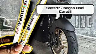 ALL NEW NMAX 2020 ABS - TUTORIAL CARA MENGGUNAKAN SPIDOL BAN TOYO PAINT | Gus Bagas