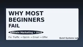 Why Most Beginners Fail at Affiliate Marketing (And How to Avoid It)