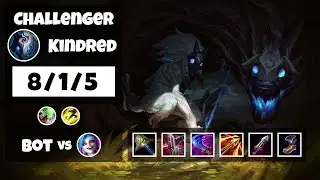 Kindred vs Jinx KOREAN Challenger BOT (8/1/5) - v11.17