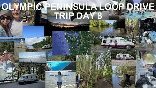TRIP DAY 8 | MONTESATO TO CLARK COUNTY | RIALTA RV TRIP WITH CATS | OLYMPIC PENINSULA LOOP DRIVE
