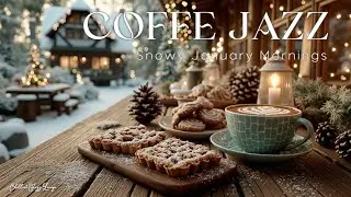 Cozy Winter Jazz Cafe Music ~ Relaxing Piano for Snowy January Mornings