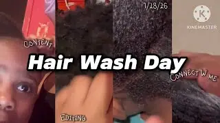 Wash Day Vlog 💆&zwj;♀️🧖🏼&zwj;♀️