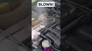 Blown my bmw m52 turbo e36! #blown #e36 #turboe36 #m52