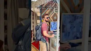 When you ask a Backpacker about their luggage #travel #backpacking #digitalnomad #shorts