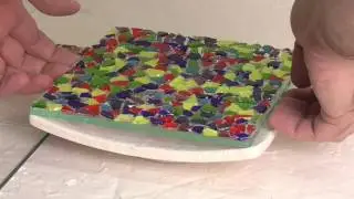 Fernando Tallados - Portavelas de vidrio fusing
