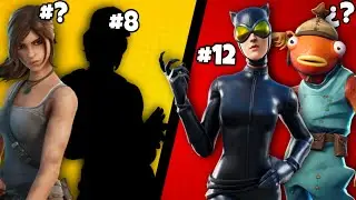Top 15 SKINS Más USADAS De TODO FORTNITE 😱